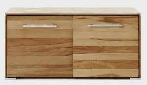 Fernsehschrank klein Buche-Eiche hell Massivholz