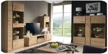 helle Eiche Möbel LIMBURG massiv, naturrein