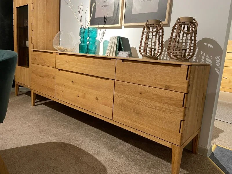 Lowboard Eiche vollmassiv