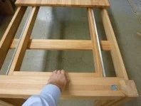 Auszugssystem Esstisch Kernbuche massiv 