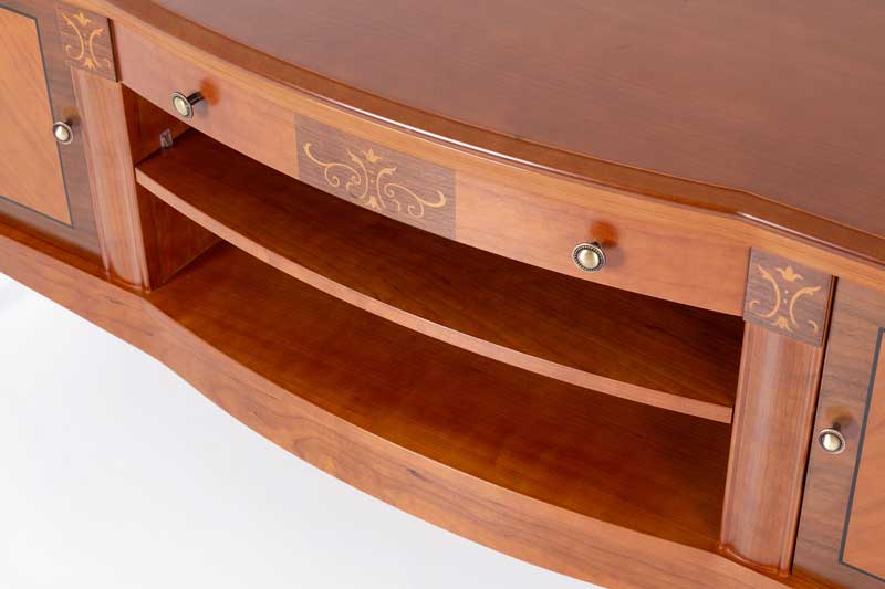italienischer Fernsehschrank in Kirsche oder Nussbaum