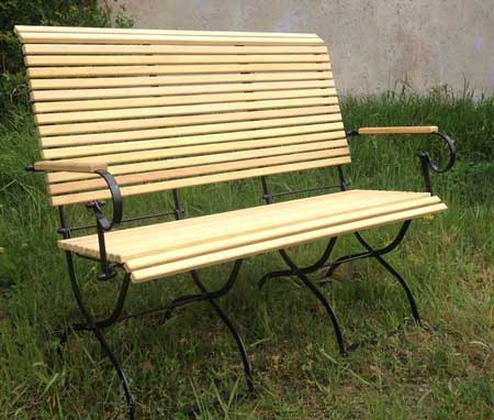 ITER® Gartenbank-Robinie Metall