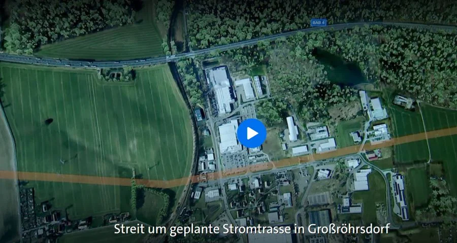 Streit um geplante Stromtrasse in Grossröhrsdorf-MDR Beitrag Streit um geplante Stromtrasse in Grossröhrsdorf-MDR Beitrag