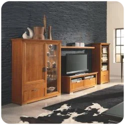 italienische Möbel Napoli-Kirsche-Nussbaum