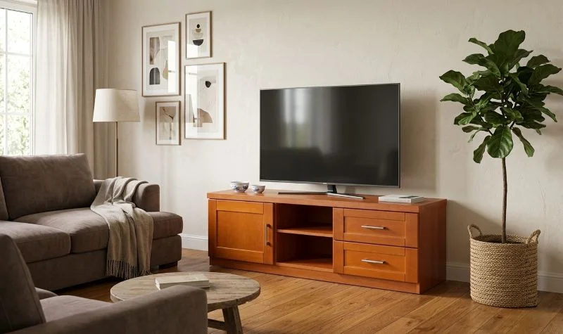 TV-Board Kirschbaum Cube massiv Holz individuelle Anfertigung möglich TV-Board Kirschbaum Cube massiv Holz individuelle Anfertigung möglich
