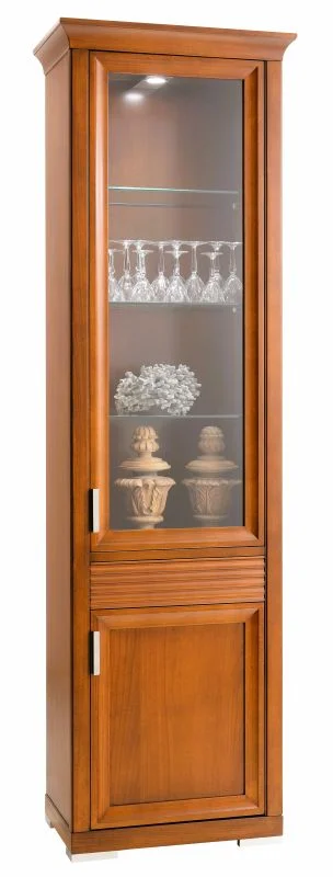 Italienische Vitrine aus Massivholz LUNA 5233<br />lieferbar