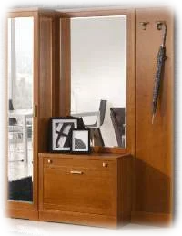 Garderobenmöbel Massivholz Kirschbaum Module