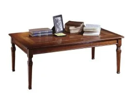 intarsien-Couchtisch Kirschbaum Massivplatte<br />121 x 71 cm