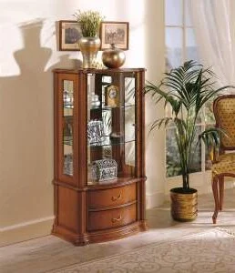 italienische Vitrine mit LED Beleuchtung Breite. 90 cm