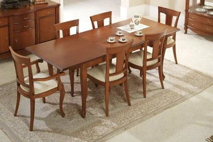 rechteckiger Esstisch mit Vollauszug-italienisches Design rechteckiger Esstisch mit Vollauszug-italienisches Design