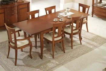 klassiker Esstisch mit Auszug Kirschbaum | ITER