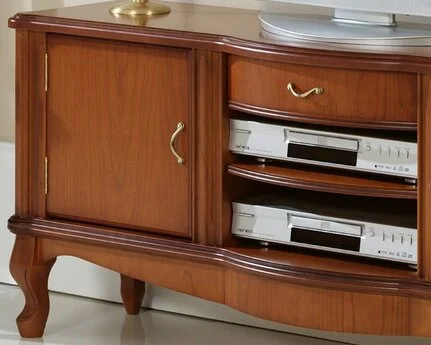 Details zu klassischen Fernsehschrank Kirsche