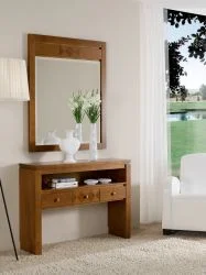 Garderobe Konsolentisch mit Spiegel Kirschbaum | ITER®