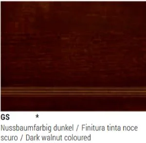 Nussbaum-dunkel-SELVA Möbel Holzfarbe<br />GS