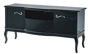 schwarz lackierte Möbel im klassischen Stil hochglanz poliert | ITER®