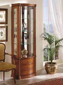 Vitrinenschrank mit Schubladen klassisches Design